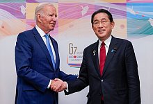 Biden und Kishida - Susan Walsh/AP/dpa