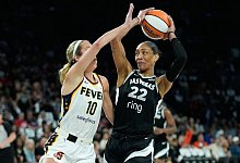 Indiana Fevers - Las Vegas Aces - John Locher/AP/dpa