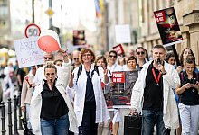 Demonstration - Fabian Sommer/dpa