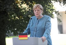 Bundeskanzlerin Merkel in Warschau - Foto: Wojciech Olkusnik/PAP/dpa