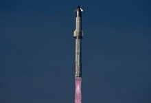 Raumschiff Starship von SpaceX absolviert Testflug - Eric Gay/AP/dpa