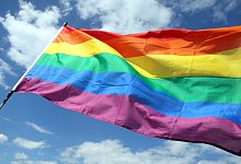 Regenbogenfahne - Wolfgang Kumm/dpa