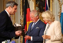 Zu Gast in M&uuml;nchen - Foto: Matthias Schrader/AP/Pool/dpa