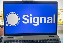 Signal auf einem Laptop - Zacharie Scheurer/dpa-tmn