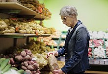 Einkauf im Supermarkt - picture alliance / photothek