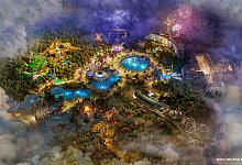 Rendering Themenpark &laquo;Universal Epic Universe&raquo; in Orlando - 2021 Universal Orlando. All Rights Reserved/dpa-tmn