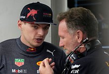Verstappen und Horner - Hassan Ammar/AP/dpa