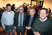 Referenten und Gastgeber der Cannabis-&Auml;rztefortbildung: - Foto: Sylvia Frevert