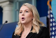 Pressebriefing im Wei&szlig;en Haus - Karoline Leavitt - Alex Brandon/AP/dpa