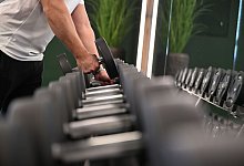 Hantelbank im Fitnessstudio - Wolf von Dewitz/dpa