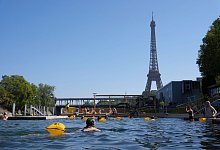 Freibäder in der Seine in Paris sind Riesenerfolg - Aurelien Morissard/AP/dpa