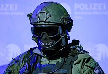 Vereidigungsfeier von Polizei-Anw&auml;rtern - Oliver Berg/dpa