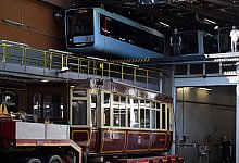 Kaiserwagen der Schwebebahn - Federico Gambarini/dpa