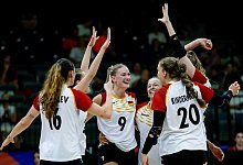 Deutschlands Volleyballerinnen - volleyballworld/DVV/dpa