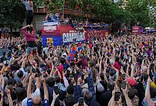 Jubel nach Bar&ccedil;as Meistertitel - Emilio Morenatti/AP/dpa