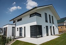 Ein Fertighaus - Daniel Maurer/dpa-tmn