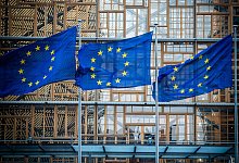 Europäische Fahnen - Arne Immanuel Bänsch/dpa