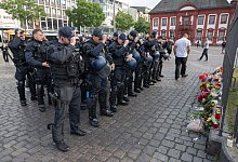 Trauer um get&ouml;teten Polizisten in Mannheim - Boris Roessler/dpa