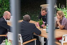 Europa droht Iran im Atomstreit Neuauflage von Sanktionen an - Fabrice Coffrini/KEYSTONE POOL AFP/dpa