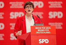 SPD-Chefin Esken - Michael Kappeler/dpa