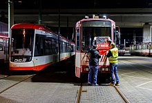 Warnstreiks im öffentlichen Nahverkehr - Duisburg - Christoph Reichwein/dpa