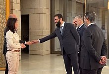 Au&szlig;enministerin Baerbock in Damaskus - J&ouml;rg Blank/dpa