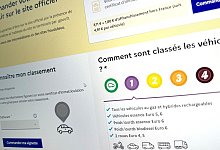 Bestellformular für die Umweltplakette Crit\\\'Air - Zacharie Scheurer/dpa-tmn