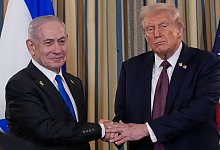 Netanjahu im Weißen Haus - Alex Brandon/AP/dpa