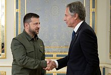 Blinken in Kiew - Brendan Smialowski/Pool AFP/AP/dpa