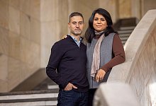 Deutschland nach dem Gaza-Krieg - Ehepaar Cheema-Mendel - Helmut Fricke/dpa