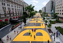 Black Lives Matter: Muss Malerei in Washington weichen? - Khalid Naji-Allah/Executive Office of the Mayor/AP/dpa