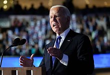 Wahlkampf in den USA - Parteitag der Demokraten in Chicago - Stephanie Scarbrough/AP/dpa