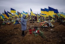 Krieg gegen die Ukraine - Evgeniy Maloletka/AP/dpa