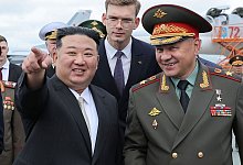 Kim Jong Un in Russland - Uncredited/kcna/dpa