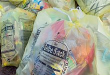 M&uuml;llberge aus Plastik - Foto: Patrick Pleul