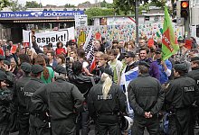 Demo gegen Rechts: - FOTO: STEFAN BOSCHER