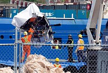 Tr&uuml;mmer des Tauchboots &laquo;Titan&raquo; - Paul Daly/The Canadian Press/AP/dpa