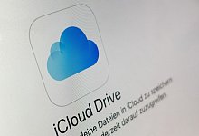 Logo der iClourd Drive ist auf einem Mac zu sehen - Franziska Gabbert/dpa-tmn