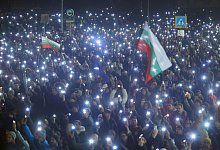 Proteste in Bulgarien - Valentina Petrova/AP/dpa
