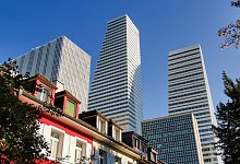 Die Gebäude des Pharmariesen Roche - Geraldine Friedrich/dpa-tmn