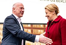 Wegner und Giffey - Fabian Sommer/dpa