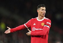 Manchester United hatte sich mehr von Cristiano Ronaldo erhofft. - Jon Super/AP/dpa