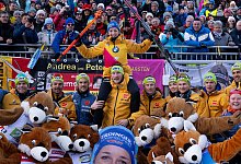 Franziska Preuß (hinten Mitte) - Sven Hoppe/dpa