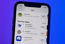 DeepSeek im App-Store von Apple - Christoph Dernbach/dpa
