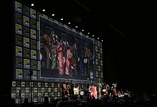Forum &uuml;ber "Black Panther: Wakanda Forever" der Marvel Studios auf der Comic-Con International in San Diego. - Richard Shotwell/Invision/AP/dpa