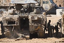 Nahostkonflikt - Grenze zwischen Israel und Gaza - Ariel Schalit/AP/dpa