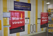 «Warnstreik»: Verdi erwartet von der Arbeitgeberseite «ehrliche Verhandlungsbereitschaft und neuen Verhandlungsspielraum». - Georg Wendt/dpa