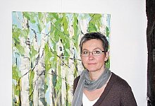 Bilder im Ch'a Lu: Sabine Bauer stellt aus. - Foto: Rychlik