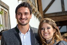 Mats und Cathy Hummels - Matthias Balk/dpa