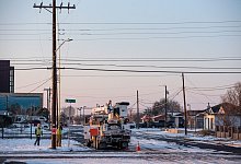 Winterwetter in den USA - Foto: Eli Hartman/Odessa American/AP/dpa